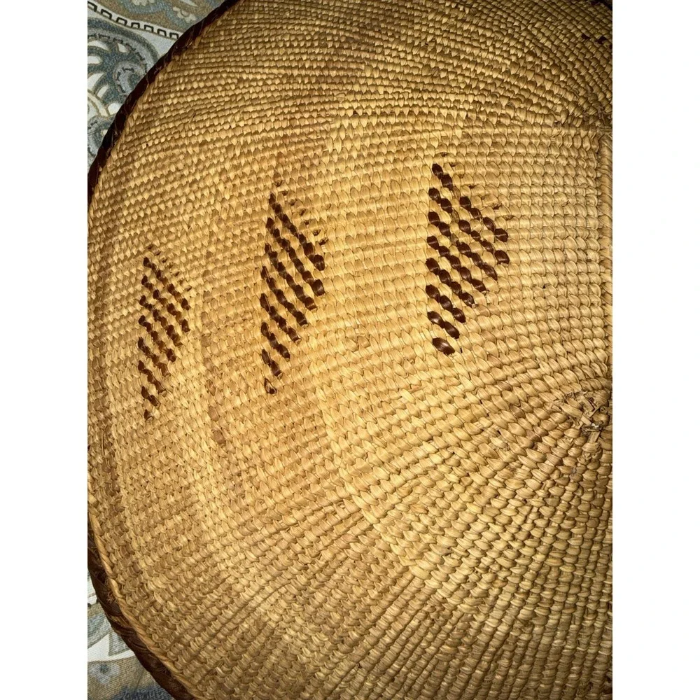 Vintage Tonga Basket‎ Binga Zimbabwe African Wall Art Winnowing Grandmother Tray